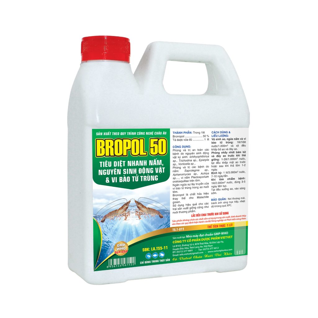 Sản phẩm Bropol 50 chai 1 lít