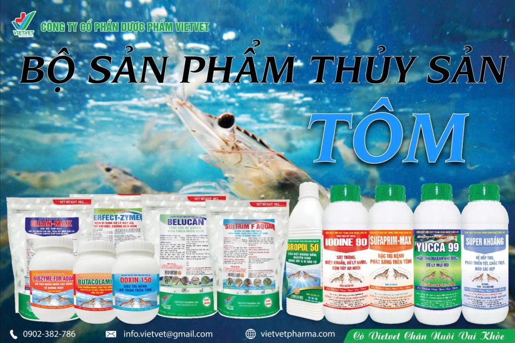 Các loại thuốc thú y cho tôm