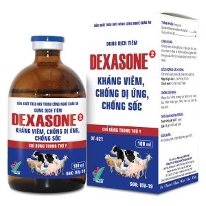 DEXASONE 2: Kháng viêm, chống dị ứng, chống sốc. Sản phẩm chuyên dùng cho gia súc, chó, mèo