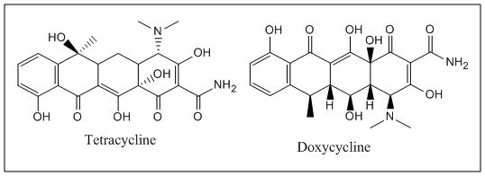 Doxycycline là kháng sinh thuộc nhóm Tetracycline