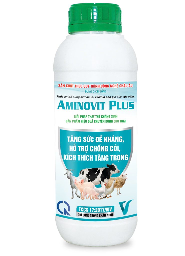 AMINOVIT PLUS - tăng sức đề kháng, chống còi, kích thích tăng trọng