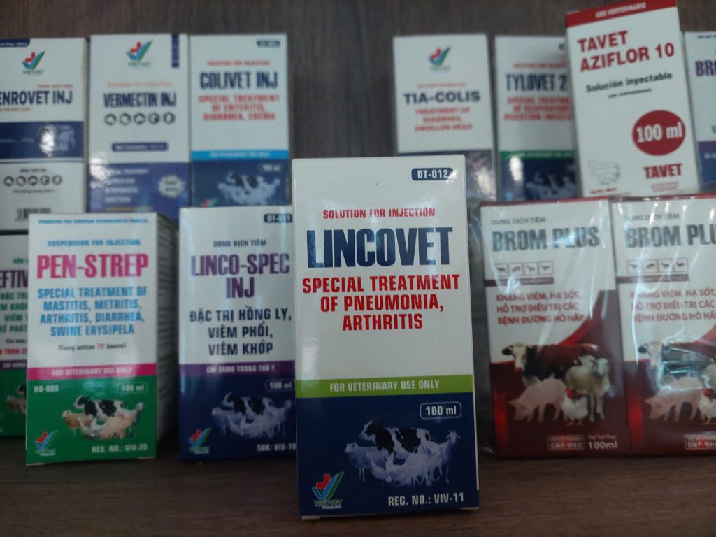 Lincovet với thành phần chính là Lincomycin