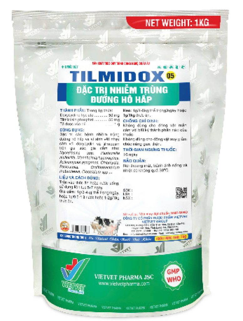 Tilmidox 05 - Đặc trị các bệnh nhiễm trùng đường hô hấp